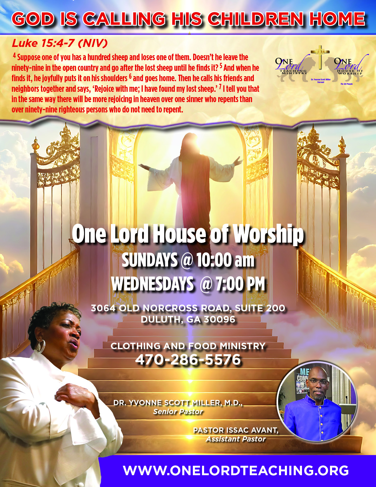 One Lord Teaching Ministry, Dr. Yvonne Scott-Miller